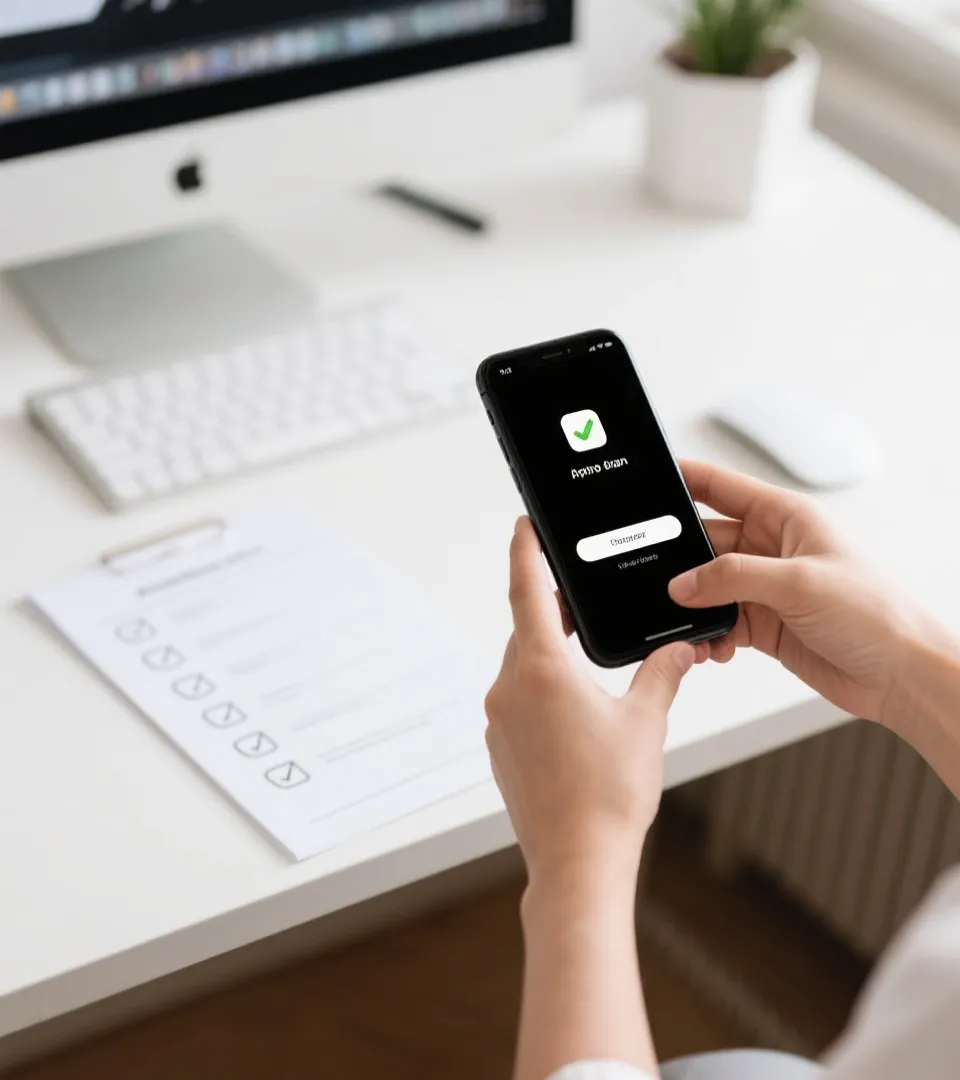 手机安装准备与检查清单示意图